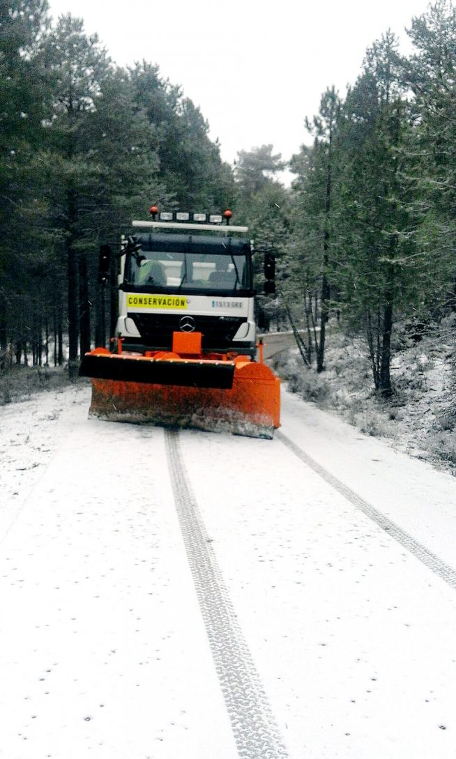 Rutas Escolares afectadas por la nieve en la provincia de Cuenca