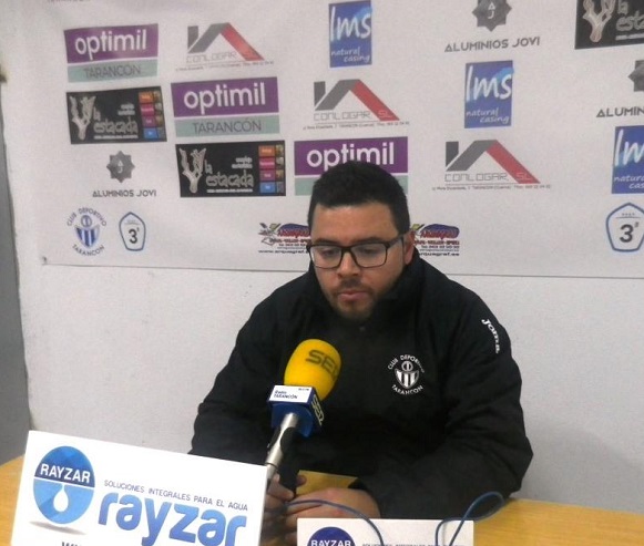 “Hacer valer la victoria de la jornada uno”, objetivo de Jorge Cañete con el CD Tarancón para comenzar la segunda vuelta en el grupo XVIII de la Tercera Federación.
