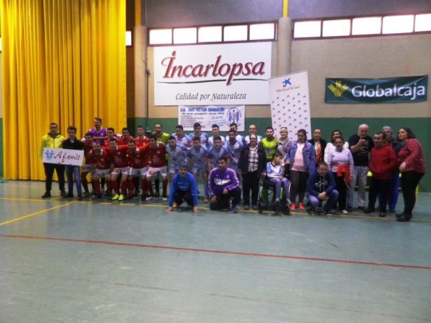 Solidaridad del CD San Víctor, victoria clara para el Atl. Bargas en la liga regional de fútbol sala