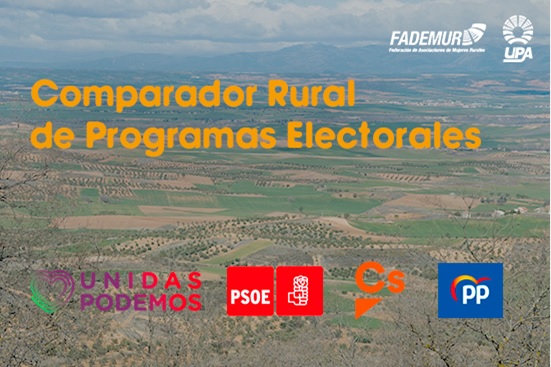 UPA y FADEMUR reeditan el comparador rural de programas electorales para el 28A
