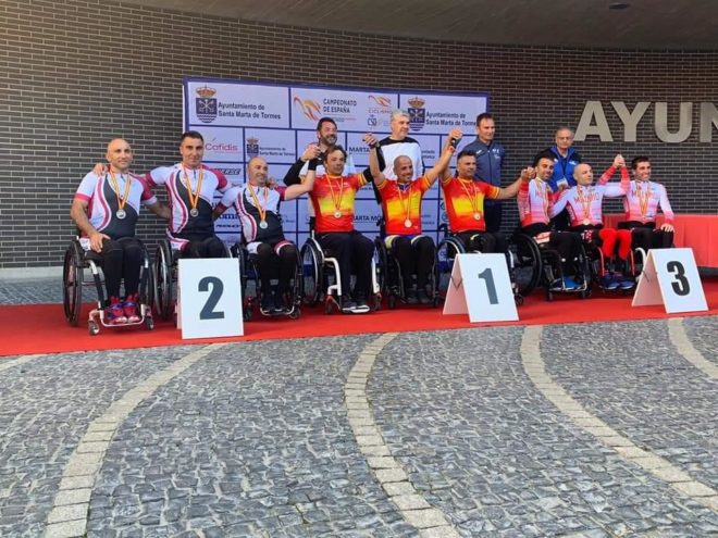 Con una segunda posición, Castilla La Mancha en cuyo equipo está Luis M. García Marquina, arranca el campeonato de España de handbike