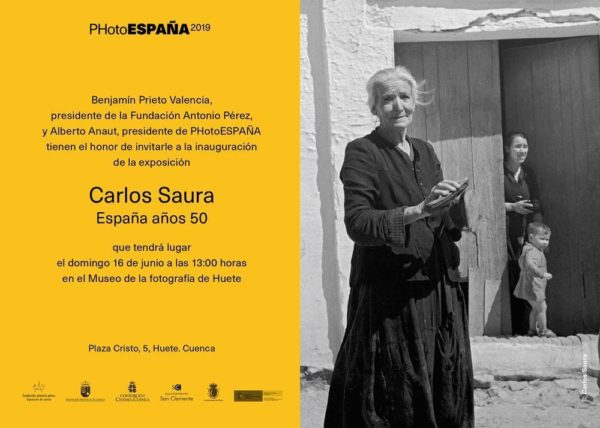 Inauguración de la exposición «Carlos Saura. España años 50» (PHE19)