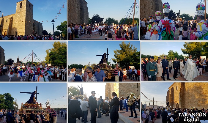 Un buen número de personas asiste a la popular Procesión del “Cristillo” en Belinchón