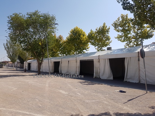 El Recinto de Carpas preparado para las Fiestas de Tarancón 2019, este año serán un total de 9 y allí se celebrará «El Tardeo» los días 11, 12 y 13 de Septiembre