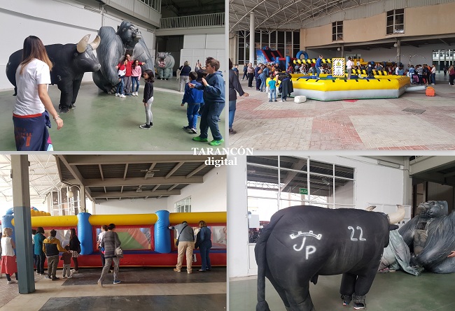 La Estampida Salvaje para los niños se celebraba en el Pabellón de Ferias de Tarancón y la lluvia caída durante la jornada desluce varias actividades del programa festivo de Tarancón
