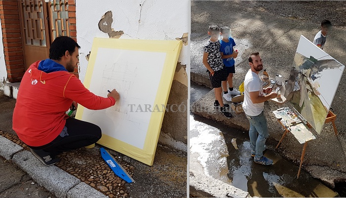 El IV Certamen de Pintura Rápida al Aire Libre de Tarancón reúne a dos participantes y la organización decide repartir el premio entre ambos