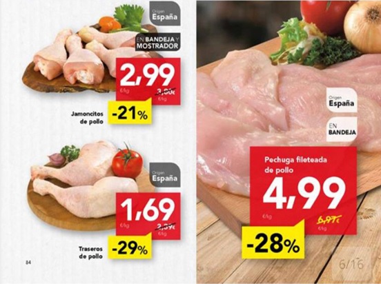 UPA denuncia a DÍA ante la AICA por hundir el precio del pollo