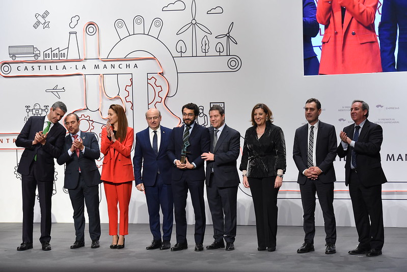 Incarlopsa de Tarancón como Empresa Creadora de Empleo recibe este galardón en los IV Premios al Mérito Empresarial de Castilla La Mancha