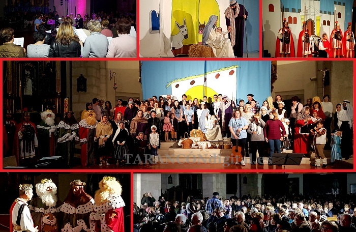 La Iglesia Parroquial Ntra. Sra. de la Asunción de Tarancón realizaba por tercer año consecutivo un belén viviente para contribuir con la construcción de los nuevos Salones parroquiales