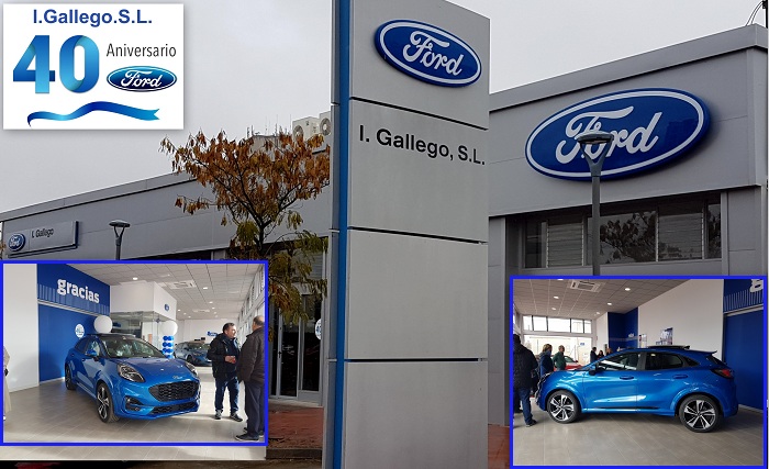 Ford I Gallego de Tarancón ha celebrado este fin de semana una jornada de puertas abiertas coincindiendo con su 40 aniversario para presentar el nuevo modelo Ford Puma