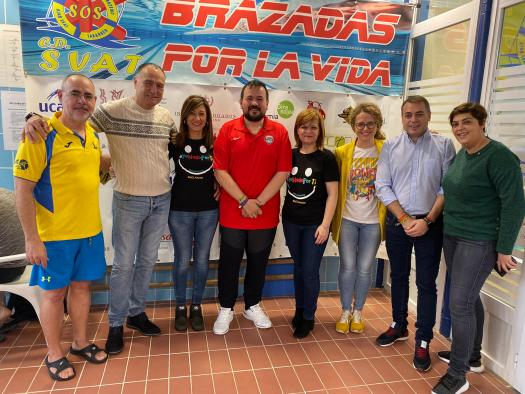 El Gobierno regional apoya la organización de actos solidarios como ‘Brazadas por la vida’ en beneficio de la lucha contra la ELA