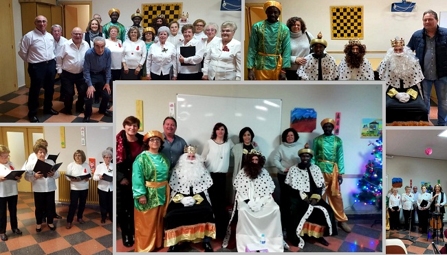El Centro de Personas Mayores de Tarancón recibía este viernes la visita de SSMM Los Reyes Magos de Oriente