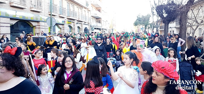 Animado desfile infantil en el Carnaval de Tarancón 2020