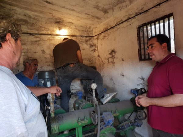 Mejoras realizadas en la captación de agua de la Laguna del Saz de Huete
