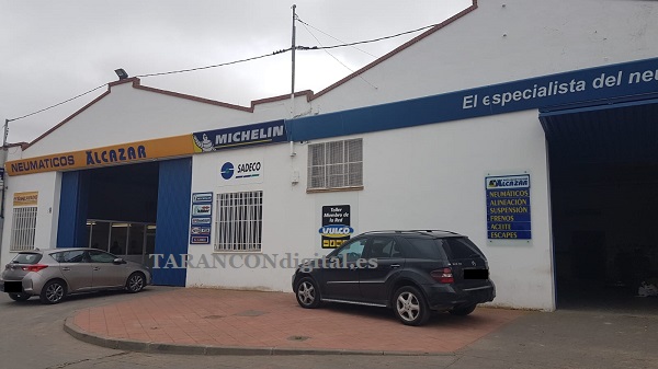 Esta madrugada se ha producido un importante robo en las instalaciones de Neumáticos Alcázar en Tarancón