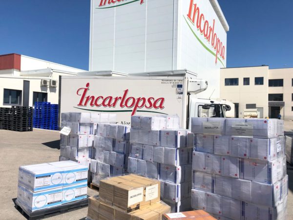 Incarlopsa dona más de 71.000 unidades de material sanitario y de protección en las provincias de Cuenca, Toledo y Ciudad Real