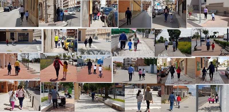 Ya comienzan l@s niñ@s a salir a la calle en Tarancón, durante la mañana hemos podido ver a algunos de ellos