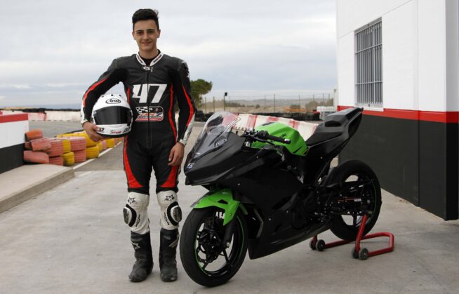Luis Miguel Verdugo en puertas de empezar el Mundial de Supersport 300