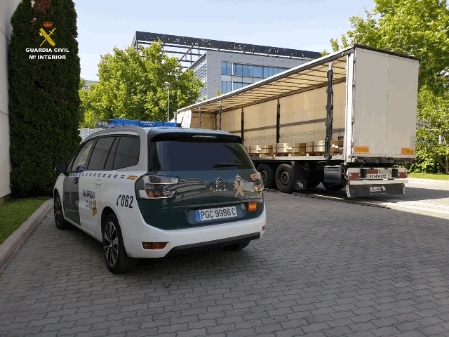 La Guardia Civil esclarece cerca de 80 robos de camiones y polígonos industriales de Madrid, Castilla-La Mancha y Valencia