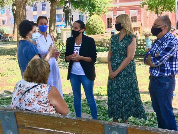 Picazo (Cs) visita Ciudad Real para conocer de primera mano los daños del pedrisco