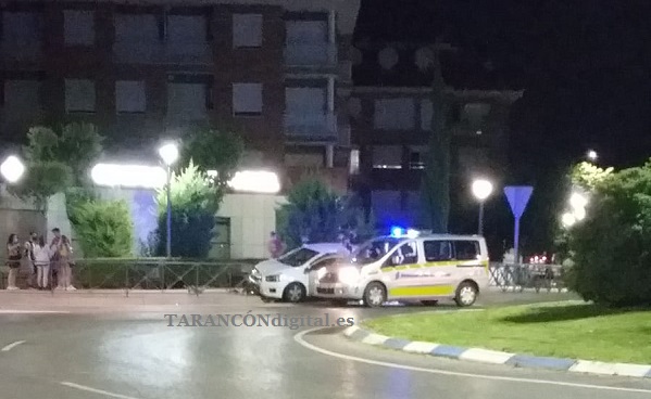 Anoche se produjo un accidente de tráfico en la Avda. de Adolfo Suárez de Tarancón