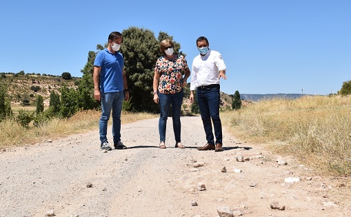 La Diputación tiene un presupuesto de 385.000 euros para actuar en el camino que une Castejón y Cañaveruelas