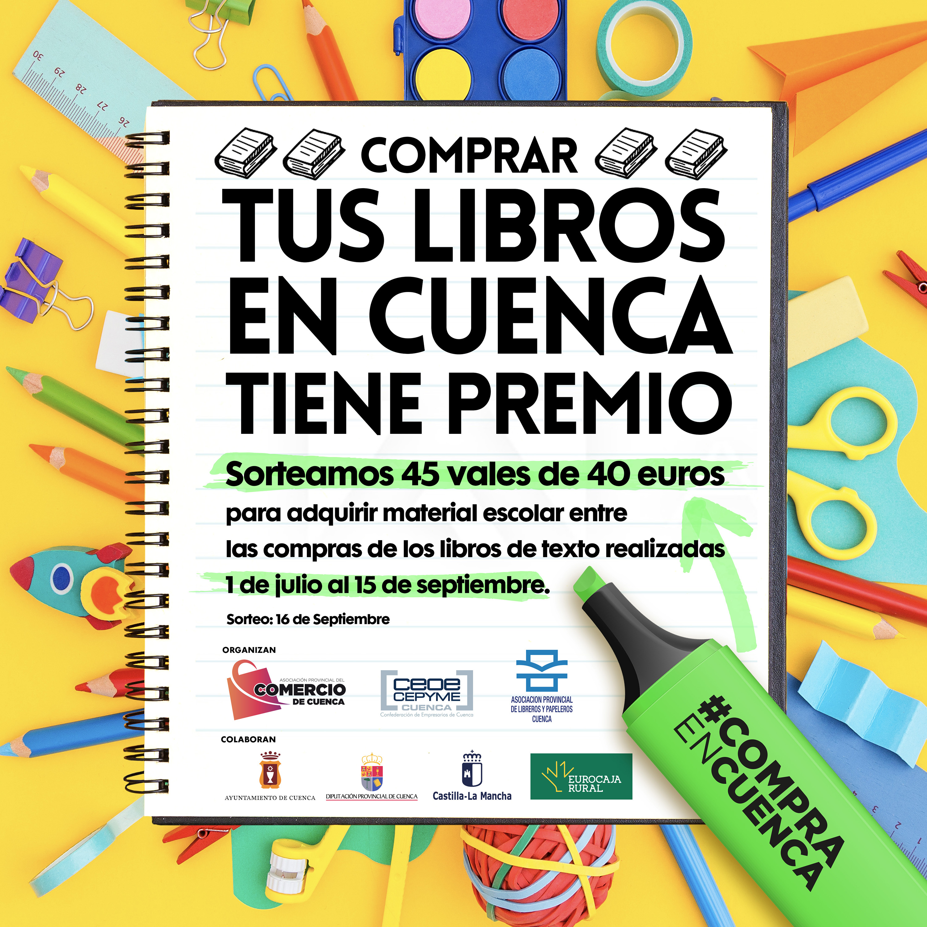 La Asociación de Libreros premia la fidelidad de sus clientes en la adquisición de libros de texto