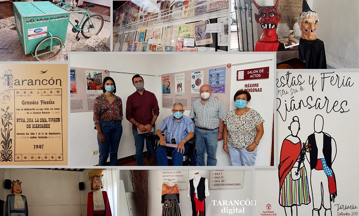 Bajo el título «Las Fiestas en Portada» se ha inaugurado una exposición en Casa Parada que recoge una parte de la historia de Tarancón