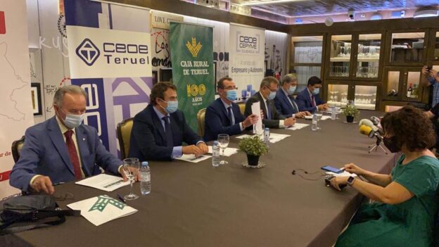 Las organizaciones empresariales de Soria, Cuenca y Teruel mantienen la colaboración con las cajas rurales en la batalla frente a la despoblación