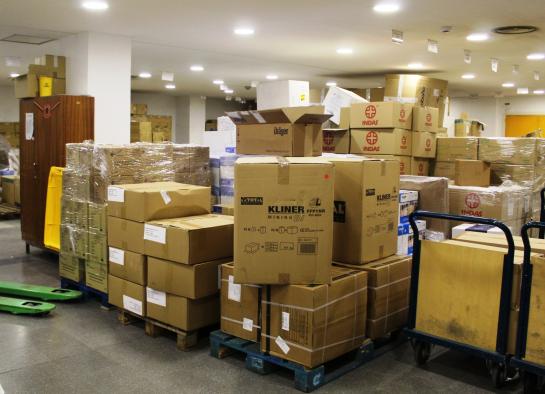 Castilla-La Mancha ha realizado otro envío de más de medio millón de artículos de protección a los centros sanitarios