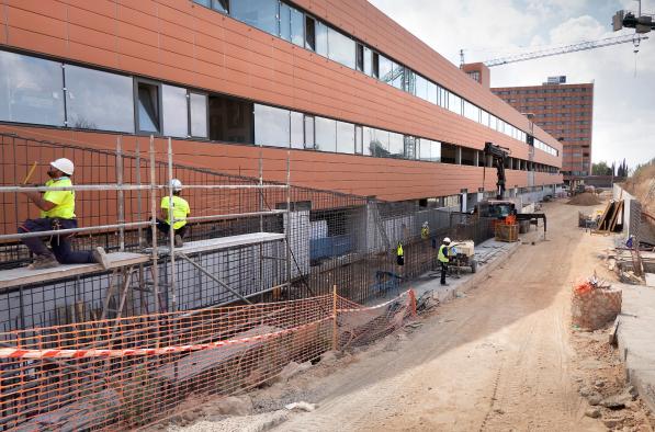 Las obras de ampliación del Hospital Universitario de Guadalajara, a menos de un 15 por ciento para su finalización