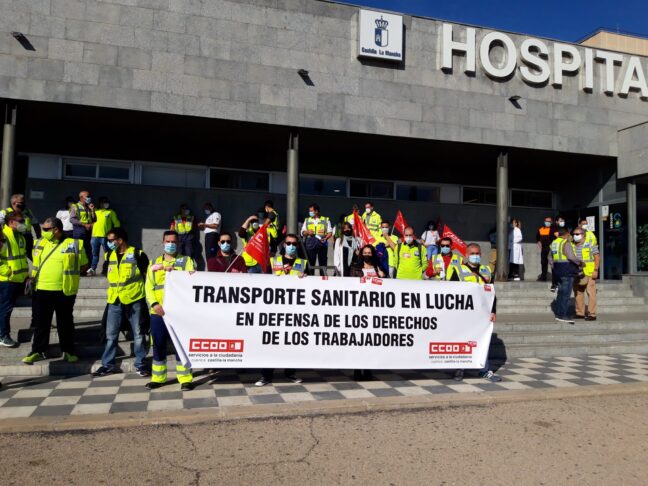 La Huelga del transporte sanitario de Cuenca quedará en suspenso a partir del 1 de enero, tras 16 semanas de paros