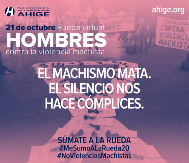 Entorno al 21 de octubre miles de hombres se manifestarán contra la violencia machista.