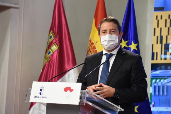 García-Page reclama una “medida homologable” entre el Gobierno nacional y las Comunidades Autónomas para abordar el avance de la COVID-19