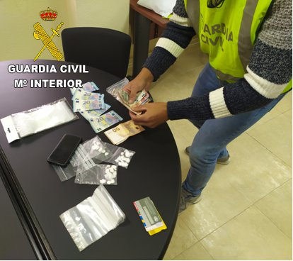 La Guardia Civil ha detenido a un hombre por tráfico de drogas en Corral de Almaguer