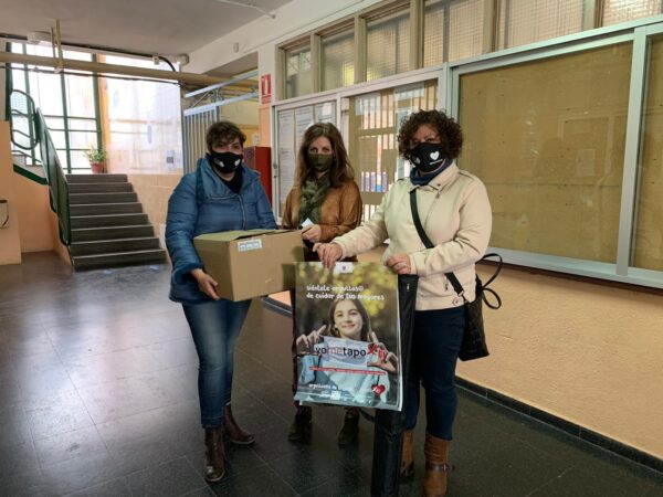 Hoy ha llegado a los centros de ESO y Bachillerato de Tarancón la campaña «Yo me cuido por ti»