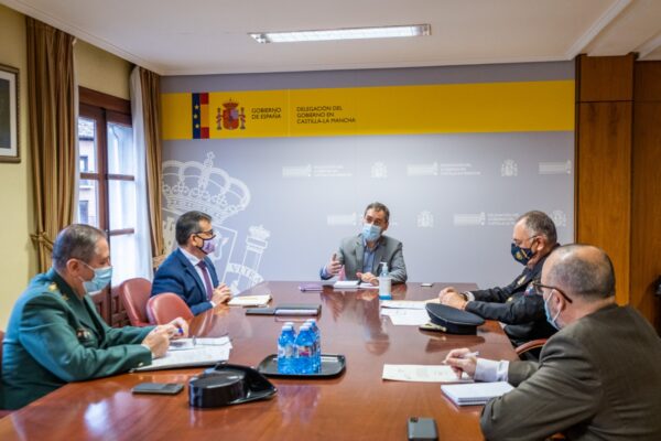 El delegado del Gobierno en Castilla-La Mancha preside la reunión del Centro de Coordinación Regional (CECOR)