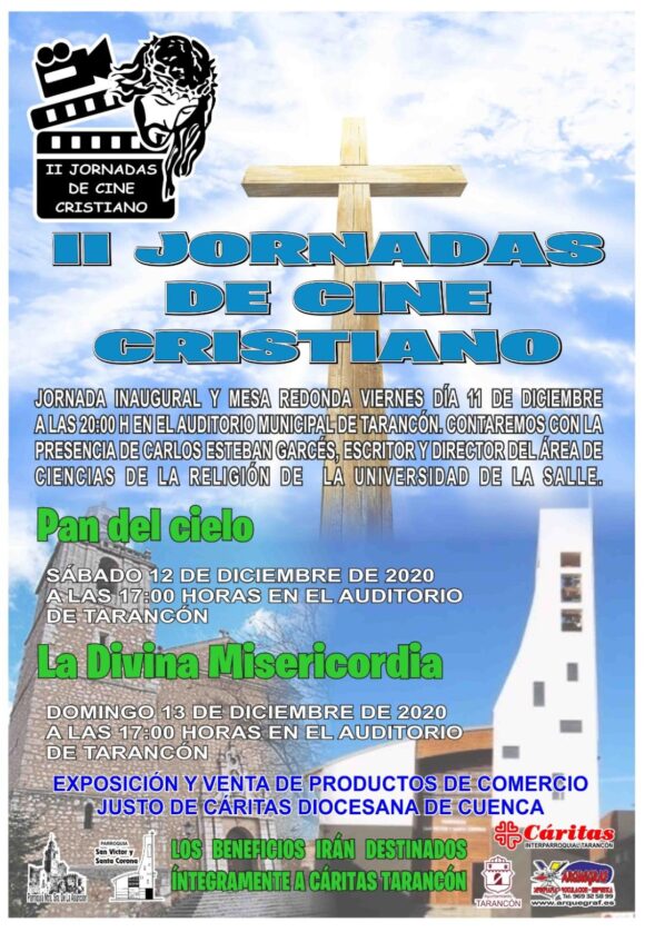 II Jornadas de Cine Cristiano de Tarancón los días 11, 12 y 13 de diciembre en el Auditorio Municipal