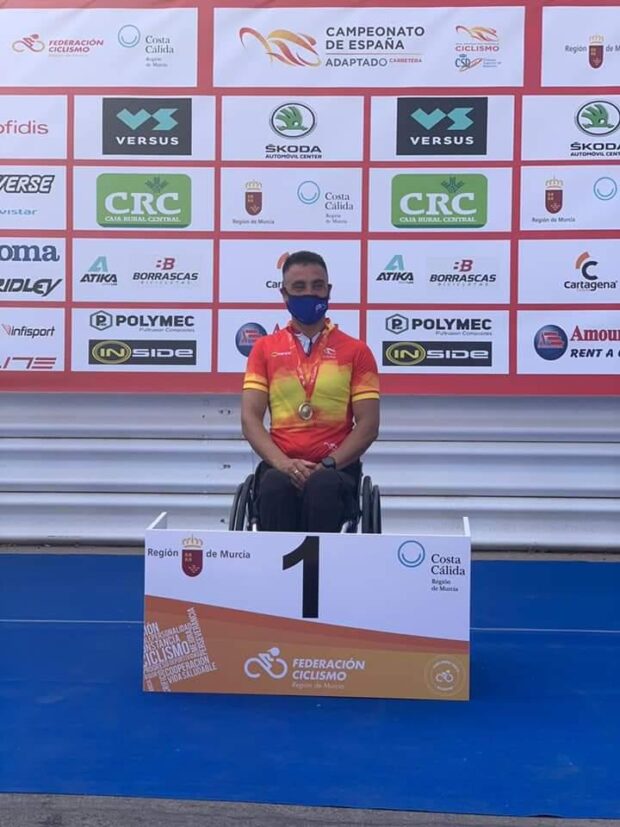 Doblete de Luis Miguel García Marquina en los Campeonatos de España de Ciclismo Adaptado, disputado en Puerto Lumbreras (Cartagena) el fin de semana