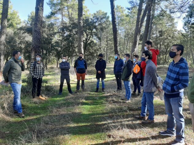 El proyecto «Resetas» realiza una visita técnica a Almodóvar del Pinar