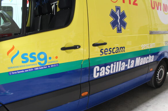 Herido un trabajador de 43 años tras caerle el brazo de un camión pluma en una empresa de Tarancón