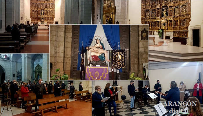 La Hdad. Jesús Nazareno de Tarancón celebraba este sábado una eucaristía con motivo de la Fiesta de la Piedad