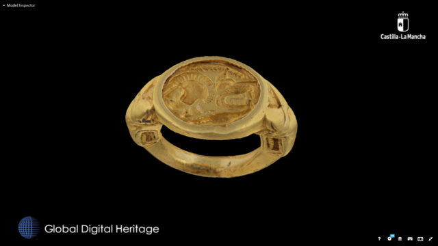 Los modelos en 3D de una moneda romana y de un anillo de la edad de hierro del Museo de Ciudad Real, nuevas piezas en el top ten de los modelos tridimensionales