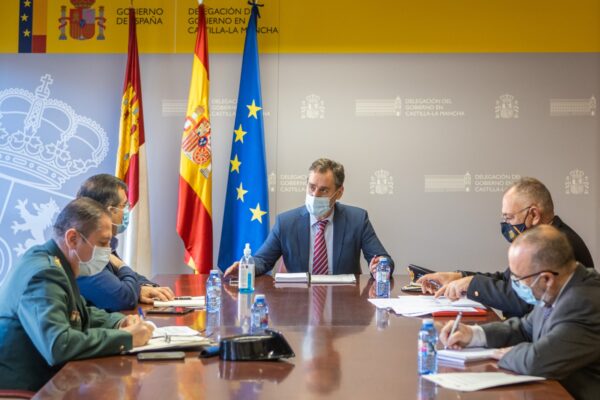 El delegado del Gobierno en Castilla-La Mancha preside la reunión del Centro de Coordinación Regional (CECOR)