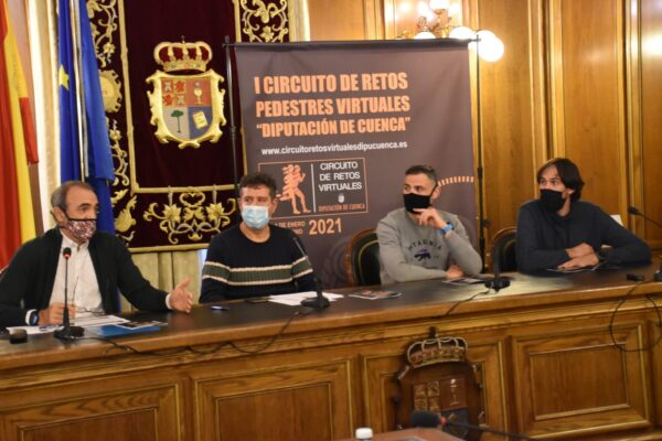 La Diputación presenta el primer Circuito de Retos Pedestres Virtuales para incentivar el deporte en tiempos del Covid