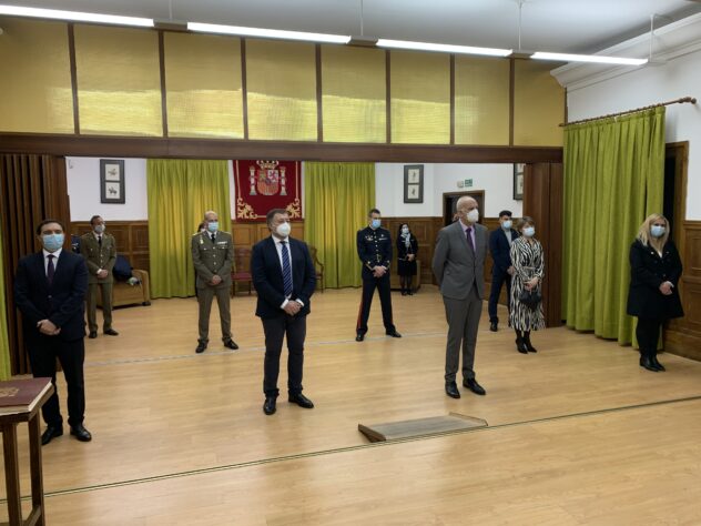 Acto de toma de posesión del subdelegado de defensa en Cuenca