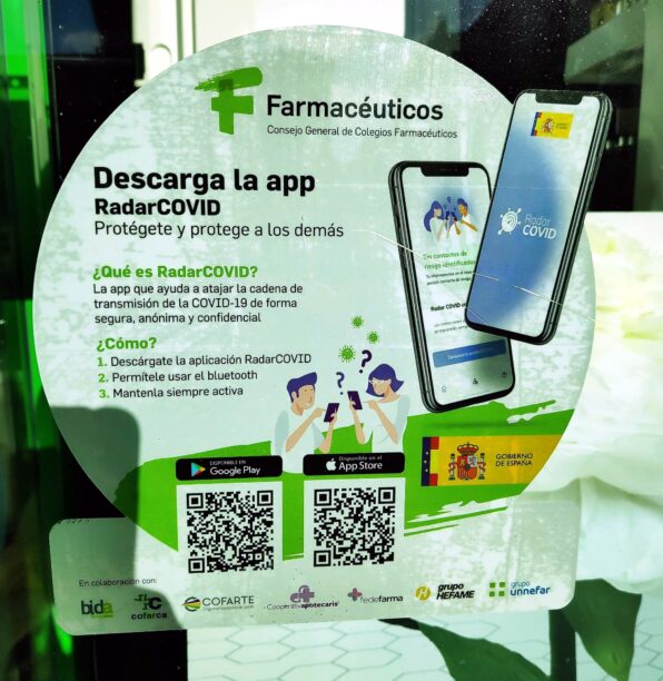 La red de 22.102 farmacias promueven la descarga de RadarCOVID para mejorar las labores de rastreo
