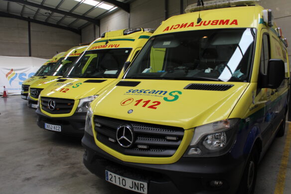 El comité de empresa de «ambulancias Cuenca» denuncia las condiciones en que prestan sus servicios el personal del transporte sanitario en el nuevo Hospital