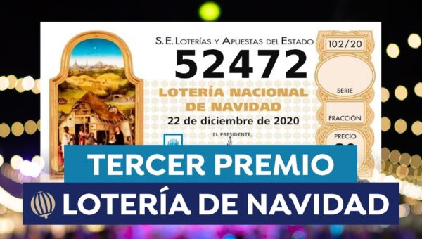 Una parte del 52.472 Tercer Premio del Sorteo Extraordinario de Navidad llega a Cuenca en concreto 7,5 millones de euros