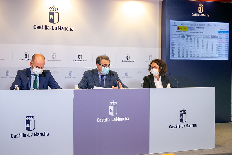 Castilla-La Mancha tiene margen de maniobra asistencial en unas semanas complicadas por el incremento de casos COVID tras las Navidades